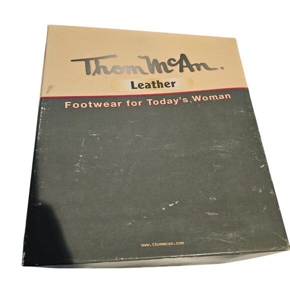 Thom Mcan Leather Heeled Boots Sz 7.5 Womens Style 21913 Black NWT See Descript - Picture 3 of 16